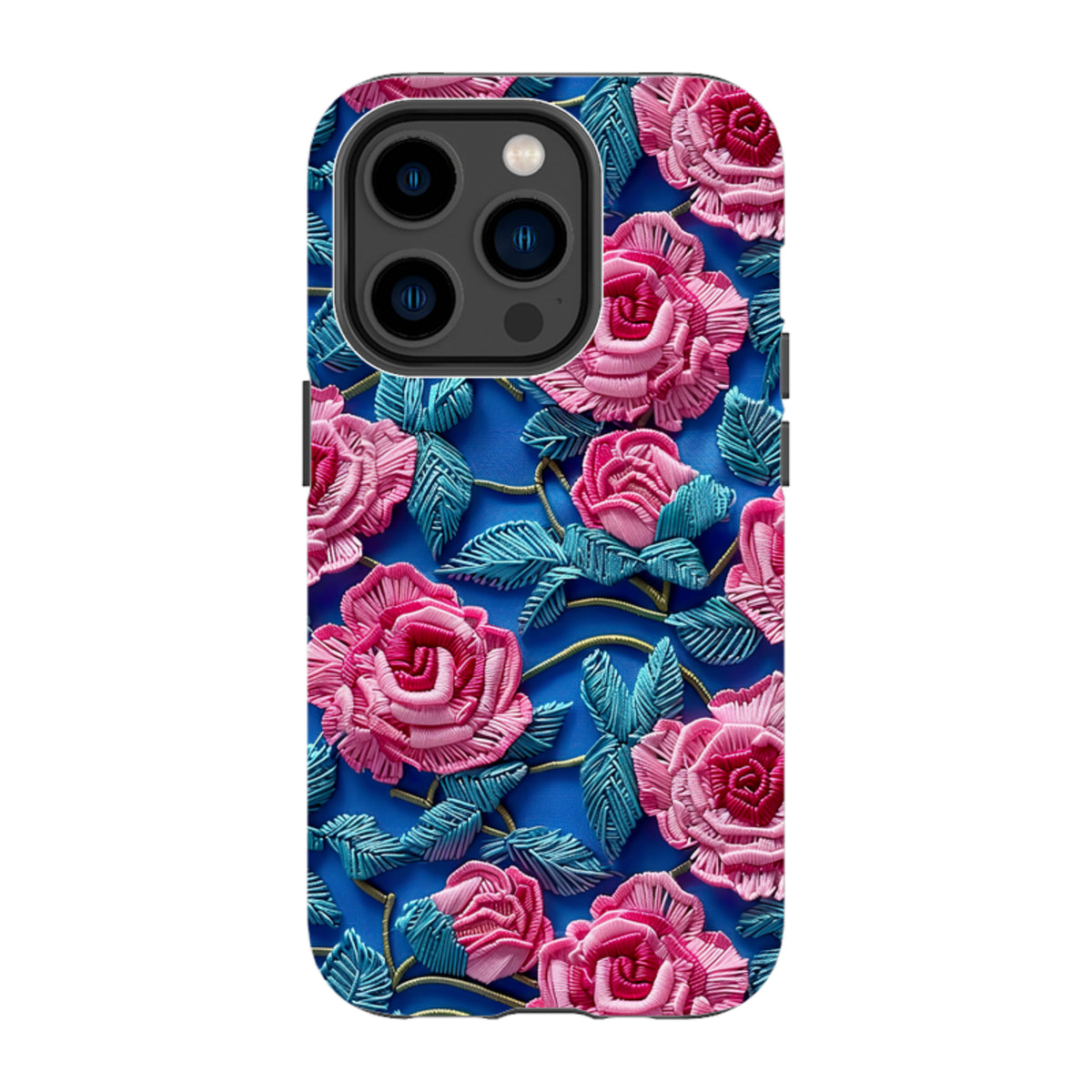 iPhone Tough Case - Blue Summer Roses