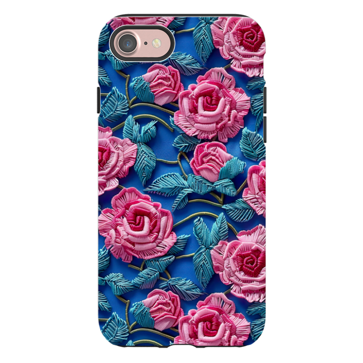 iPhone Tough Case - Blue Summer Roses