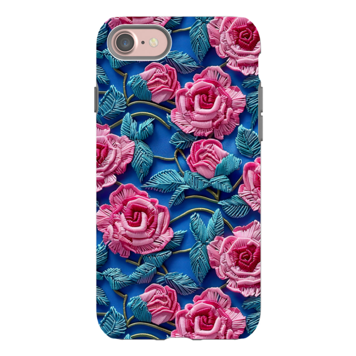 iPhone Tough Case - Blue Summer Roses