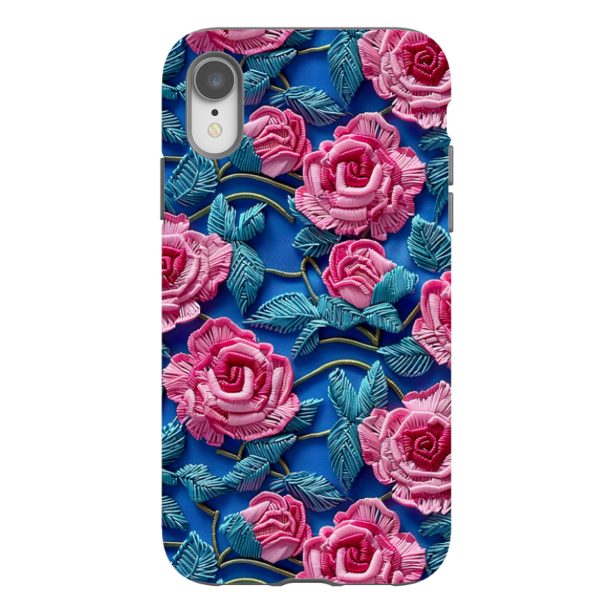 iPhone Tough Case - Blue Summer Roses