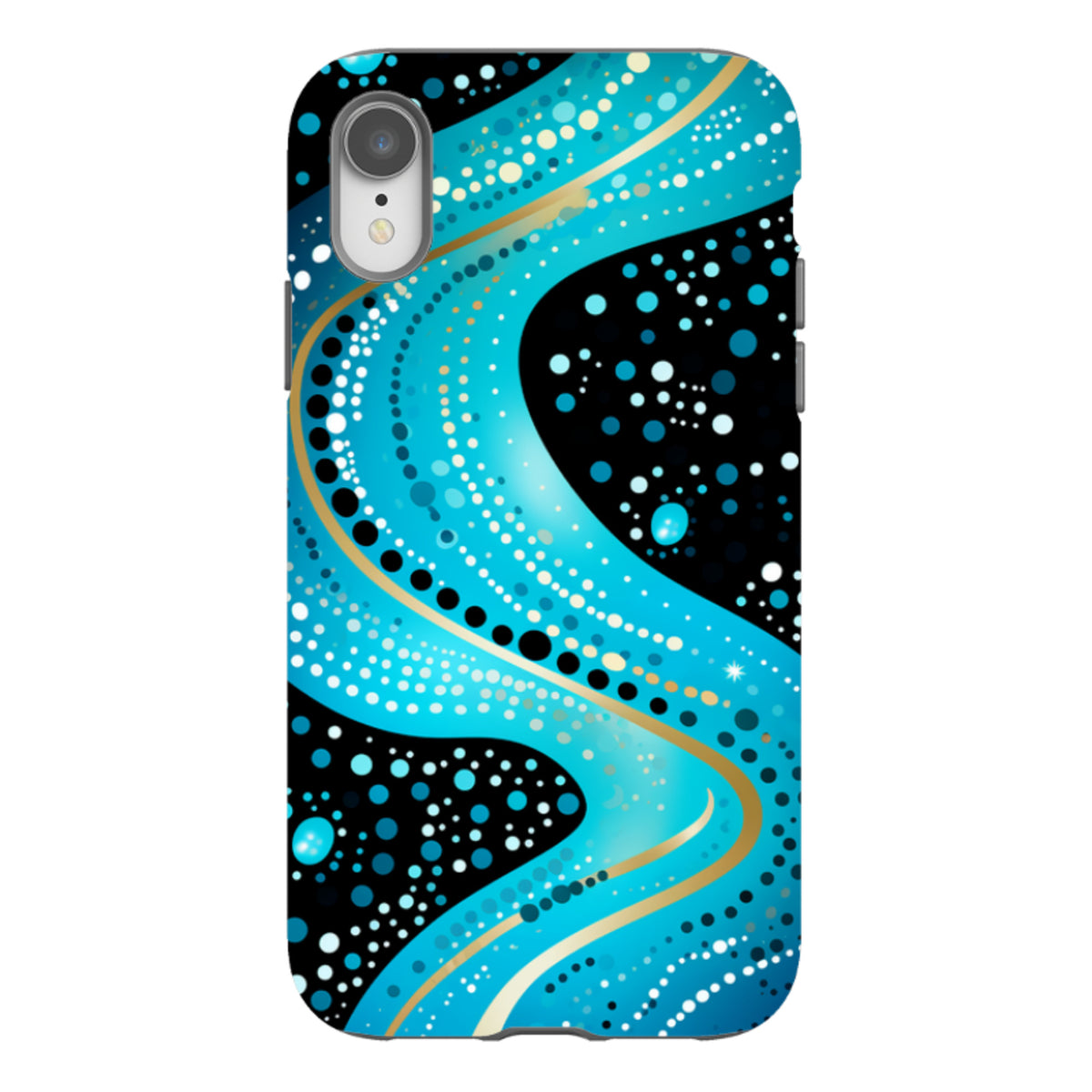 iPhone Tough Case -Blue Wave