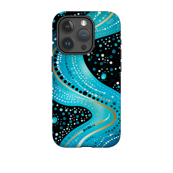 iPhone Tough Case -Blue Wave
