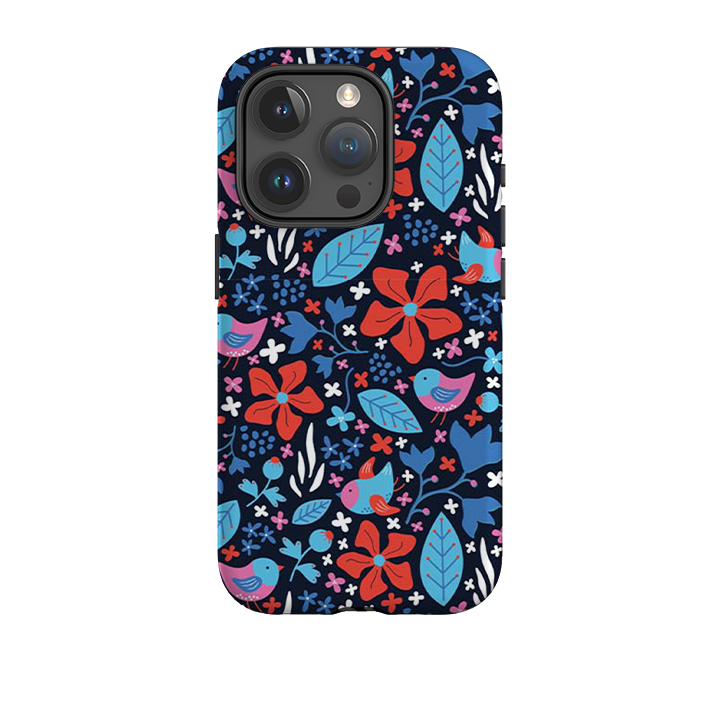 iPhone Tough Case - Bluebirds By Suzy Taylor