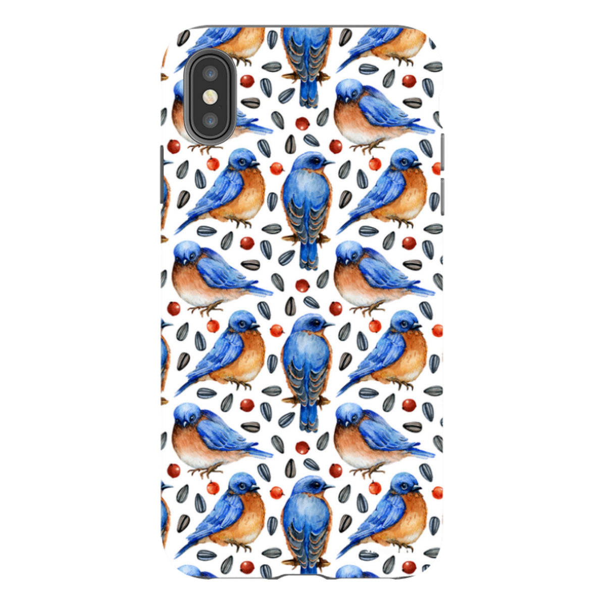iPhone Tough Case - Bluebirds II