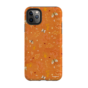 Твърд кейс за iPhone - Blush Floral Orange от Катрин Куин