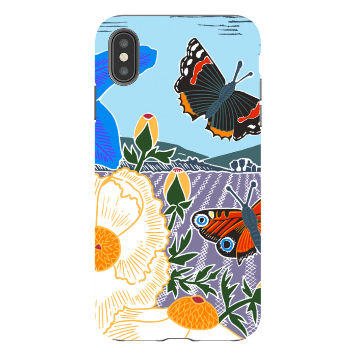 iPhone Tough Case - Bold Butterflies By Kate Heiss