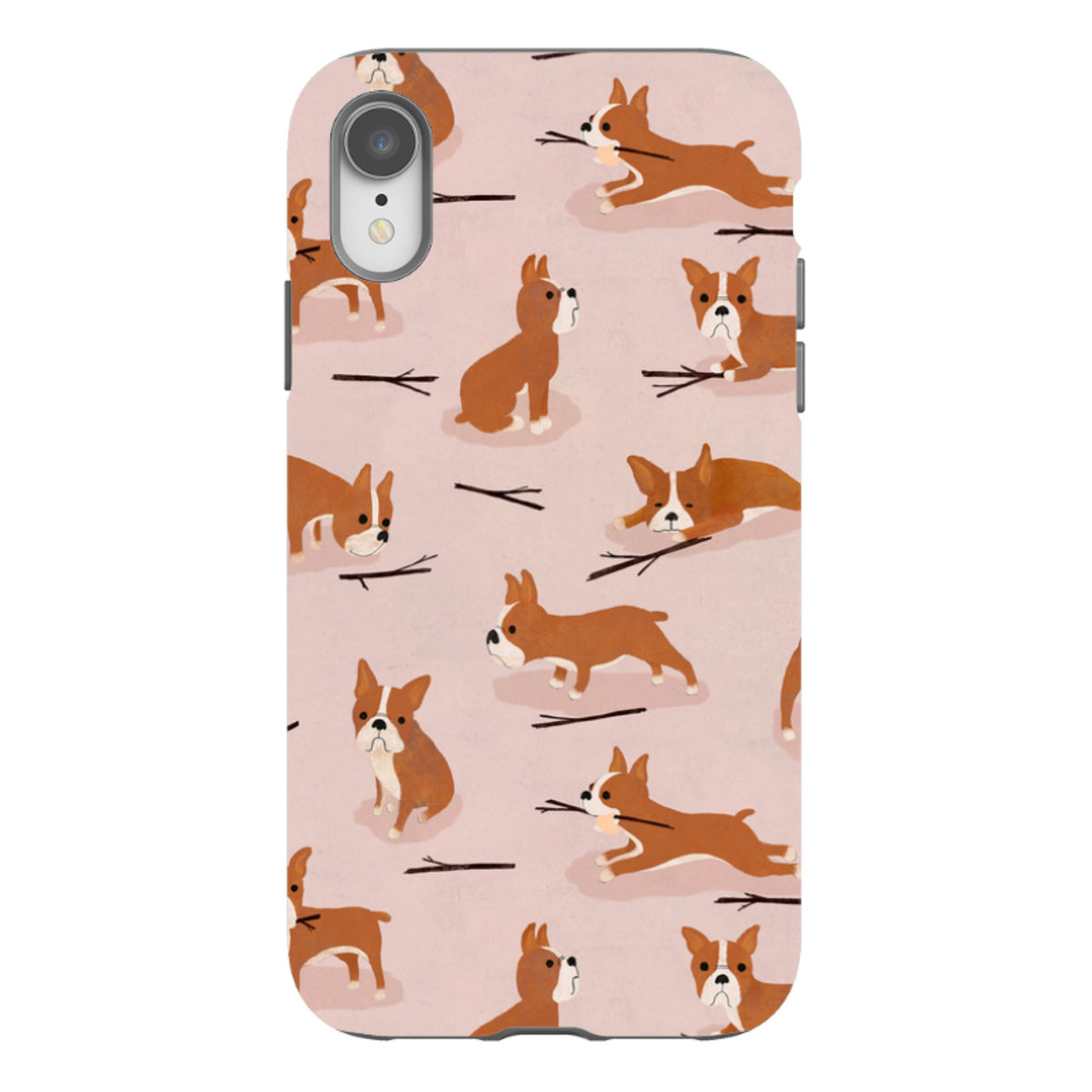 iPhone Tough Case - Boston Terrier von Katherine Quinn