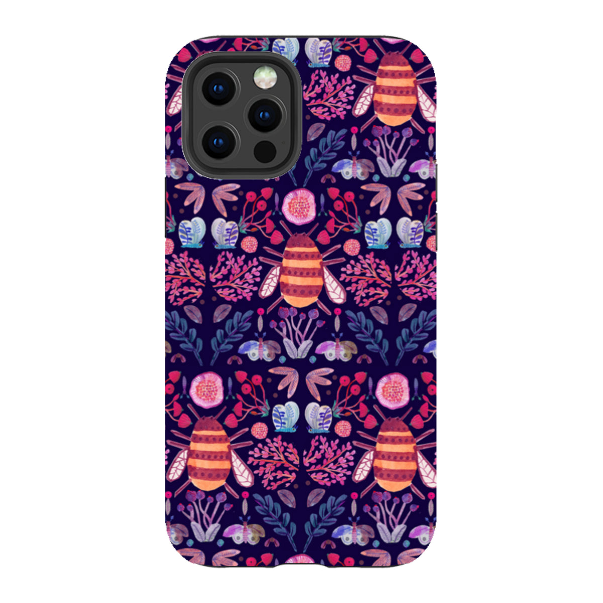 iPhone Tough Case – Botanik und Insekten von Gabriela Larios