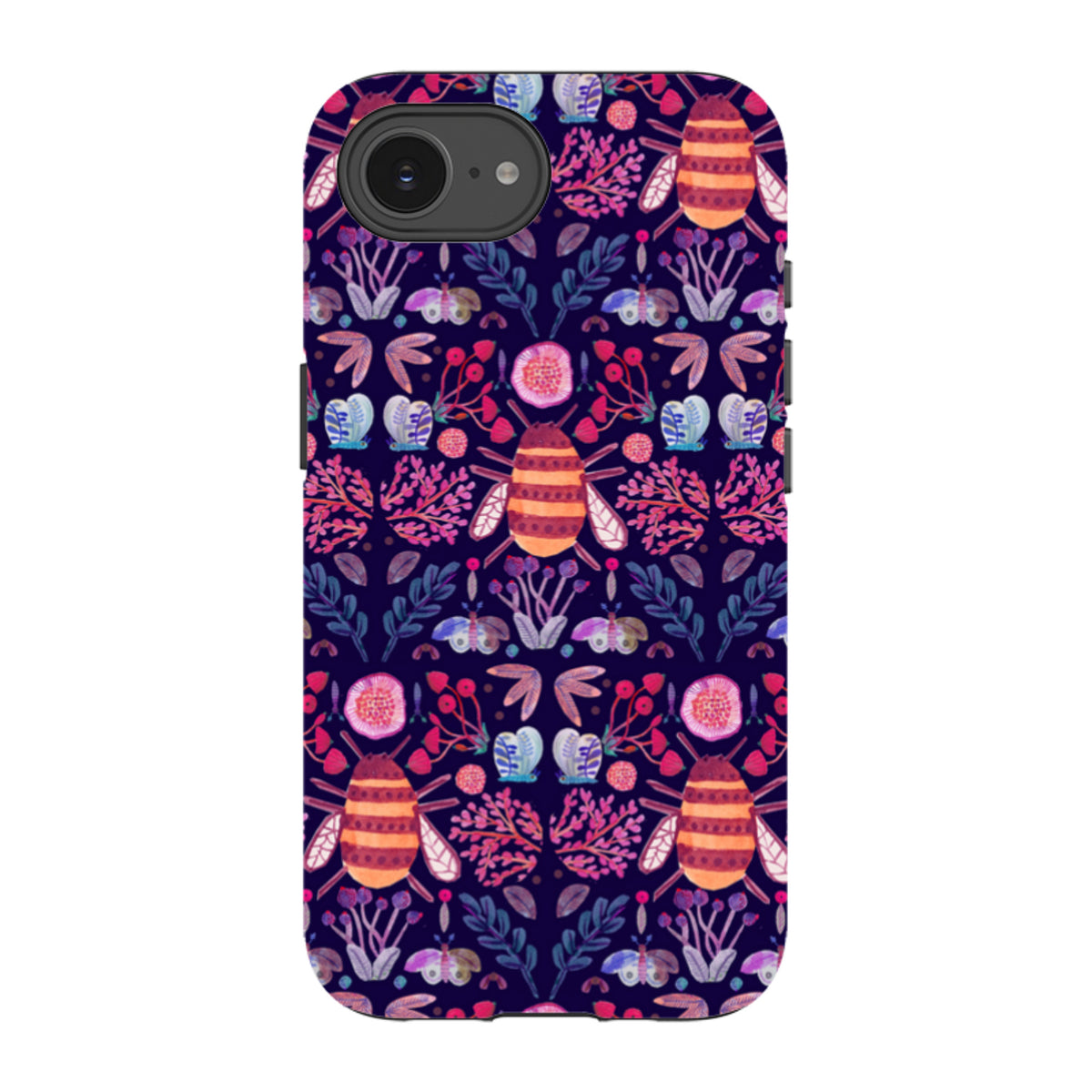 iPhone Tough Case – Botanik und Insekten von Gabriela Larios