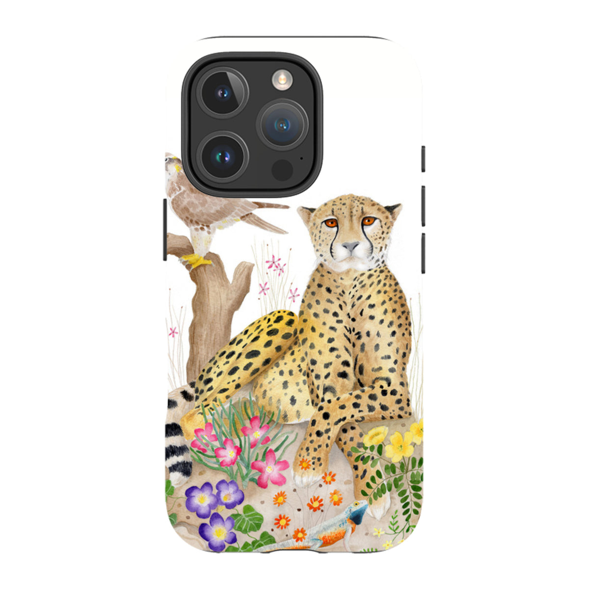iPhone Tough Case - Botswana Cheetah By Bex Parkin