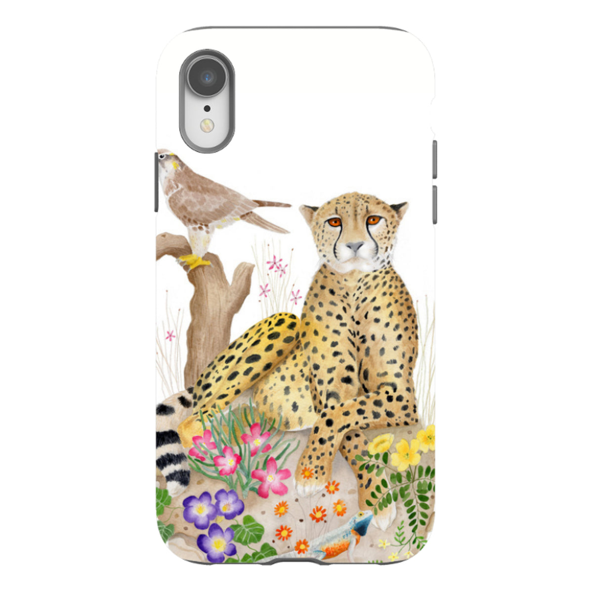 iPhone Tough Case - Botswana Cheetah By Bex Parkin