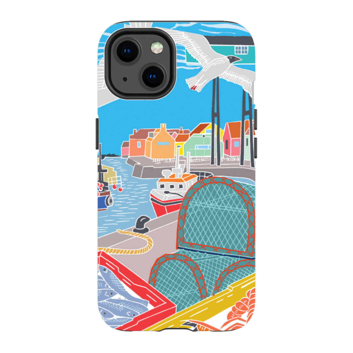 iPhone Tough Case - Bright Houses By Kate Heiss