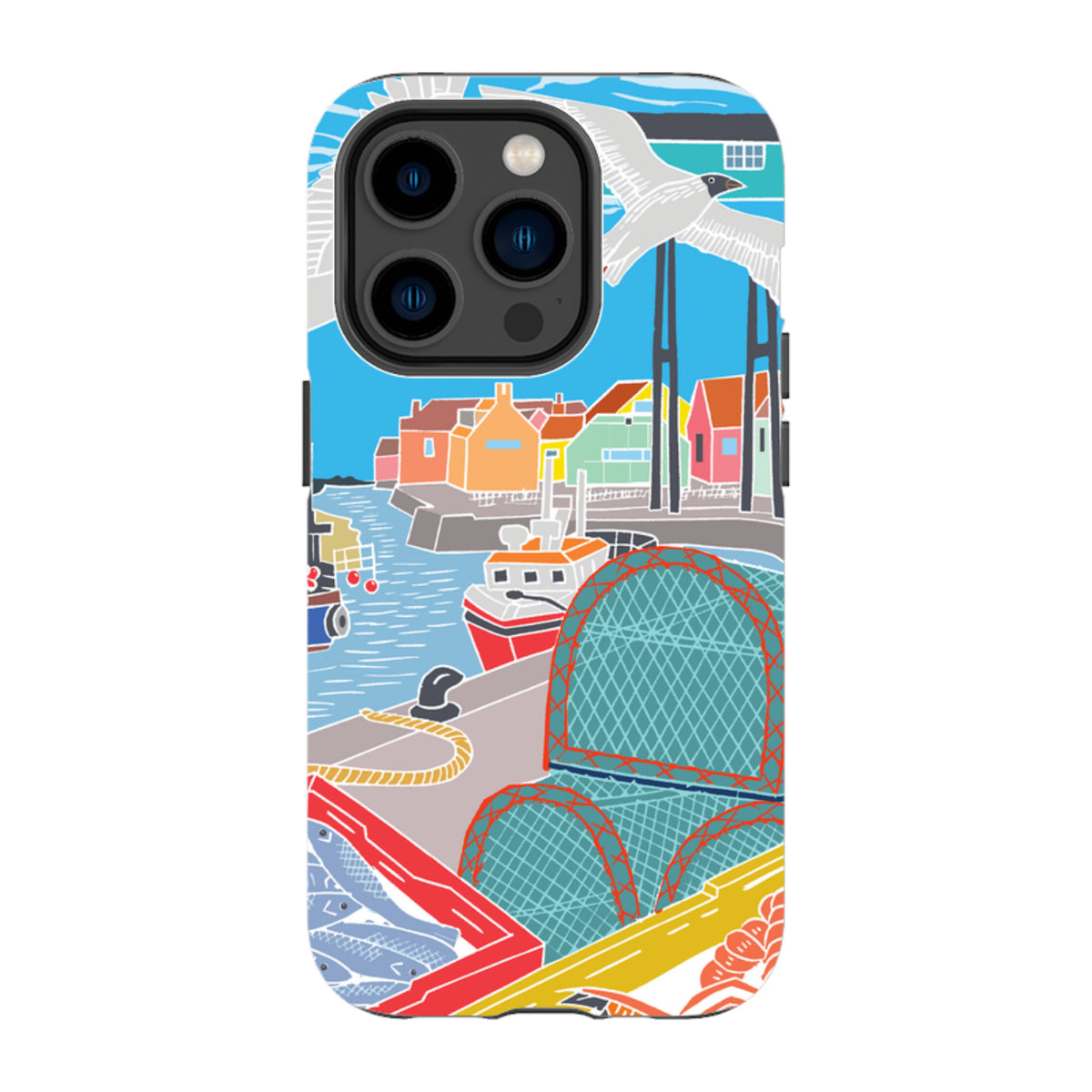 iPhone Tough Case - Bright Houses By Kate Heiss