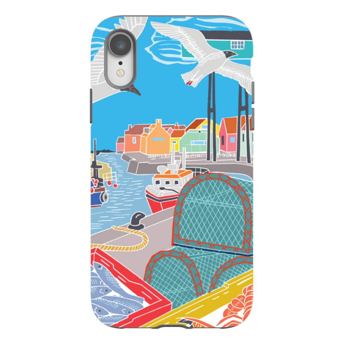 iPhone Tough Case - Bright Houses By Kate Heiss