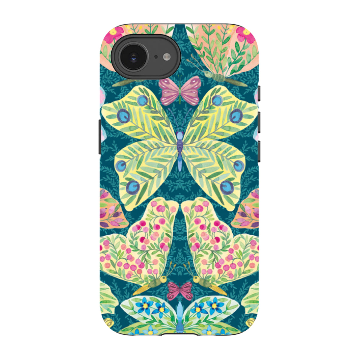 iPhone Tough Case - Butterflies By Elisabeth Haager