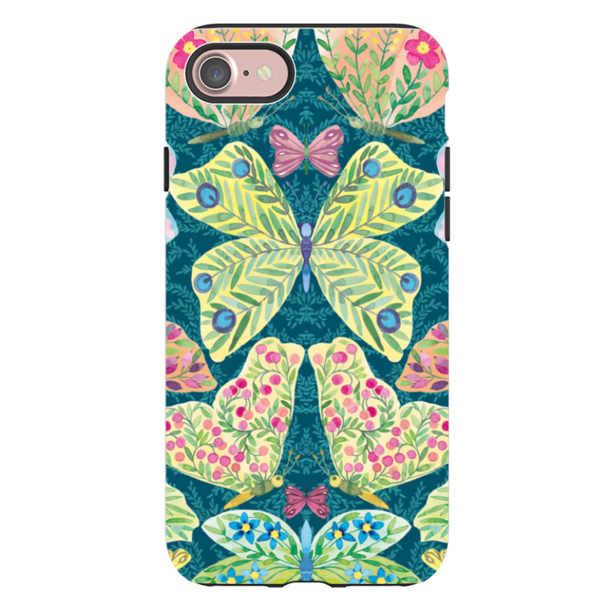 iPhone Tough Case - Butterflies By Elisabeth Haager