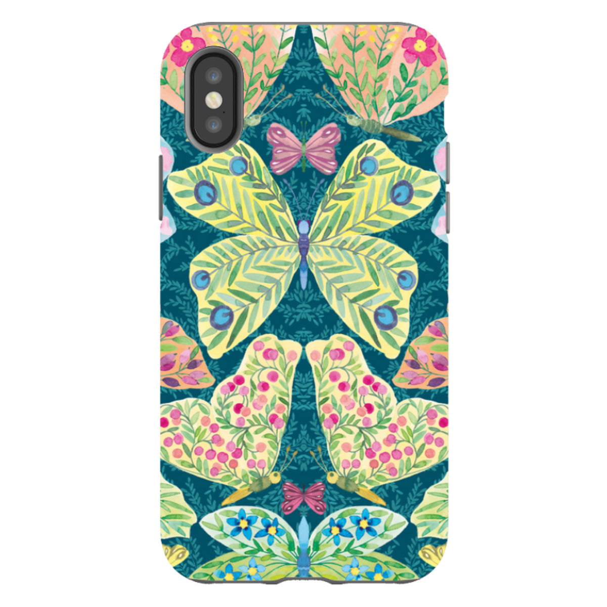 iPhone Tough Case - Butterflies By Elisabeth Haager