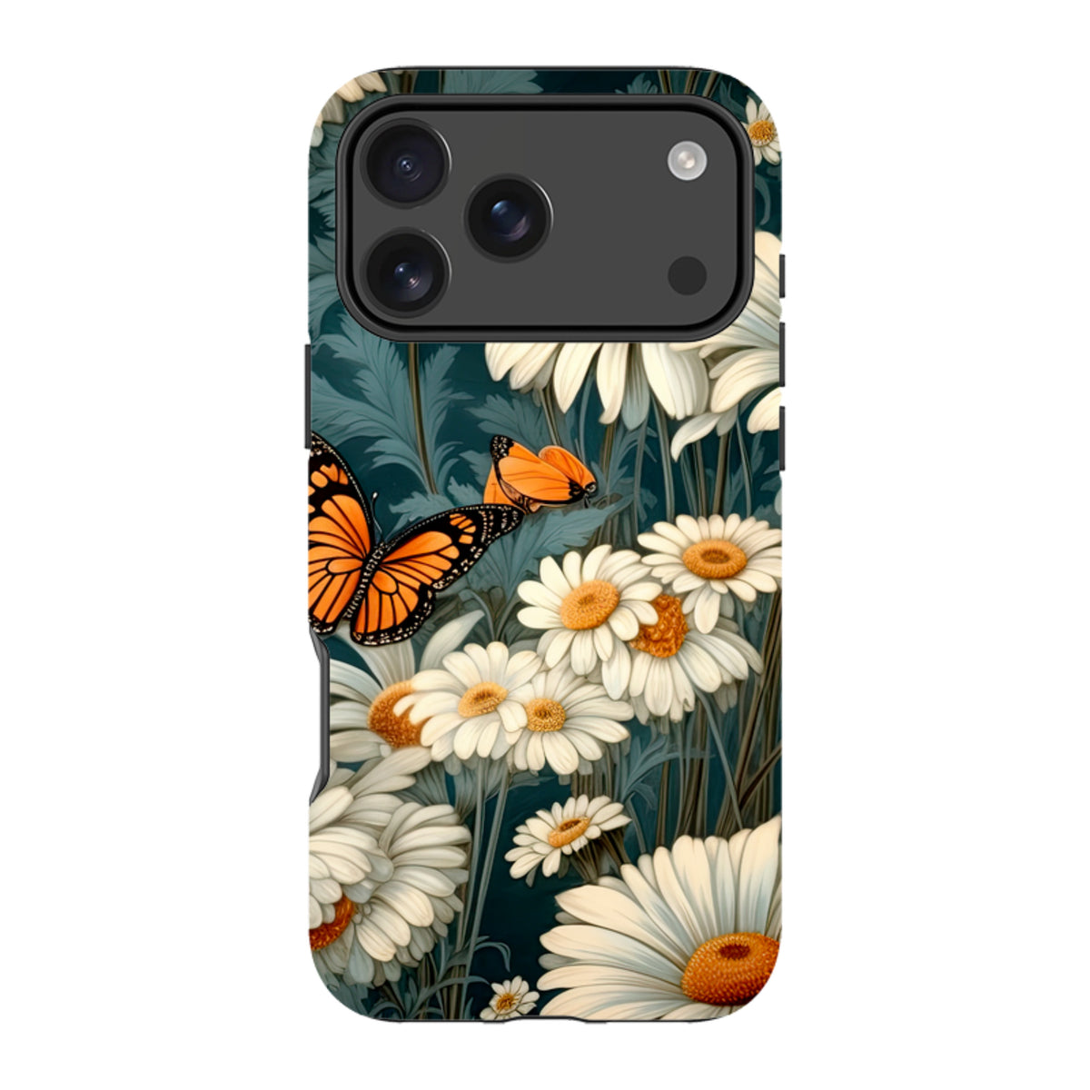 iPhone Tough Case - Butterfly Daisies II