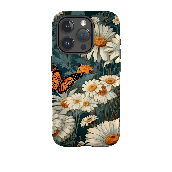 iPhone Tough Case - Butterfly Daisies II