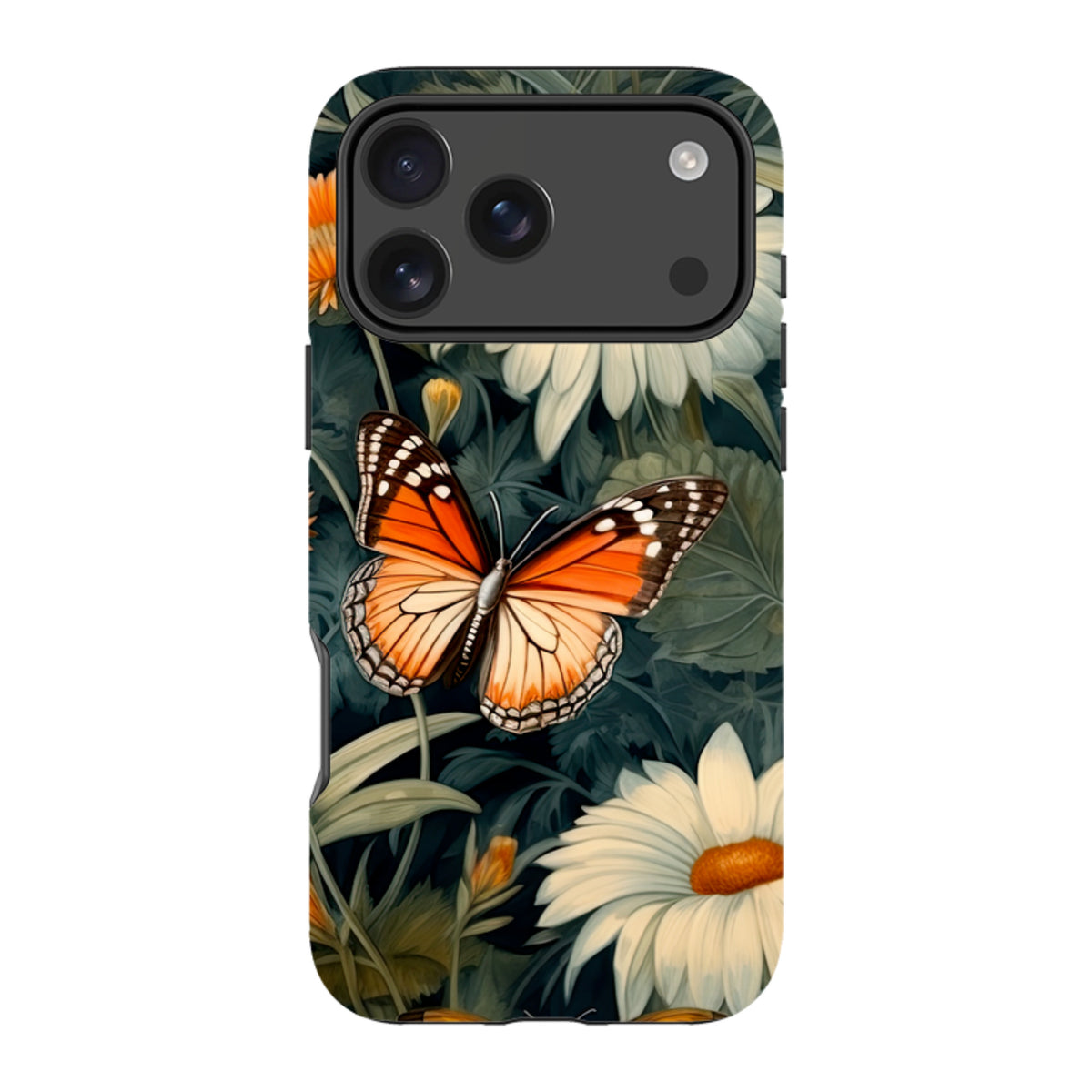 iPhone Tough Case - Butterfly Daisies III