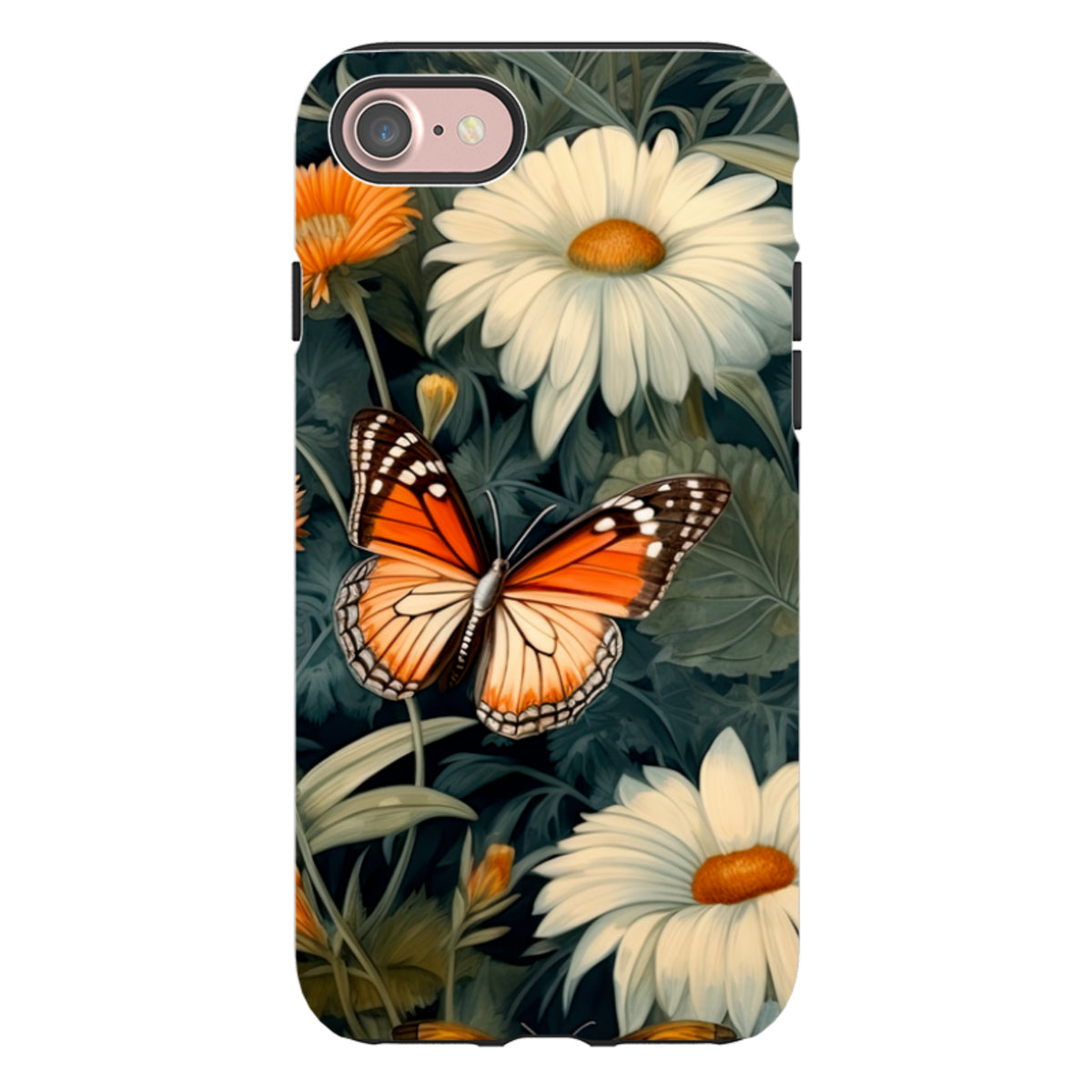iPhone Tough Case - Butterfly Daisies III