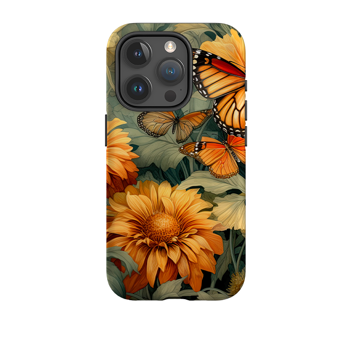 iPhone Tough Case - Butterfly Daisies V
