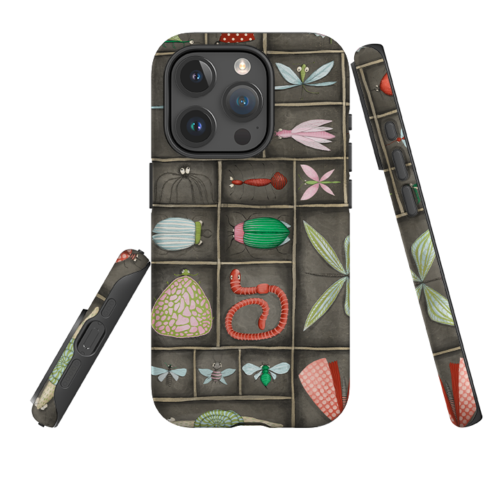 iPhone Tough Case - Cabinet Of Bugs By Maja Lindberg
