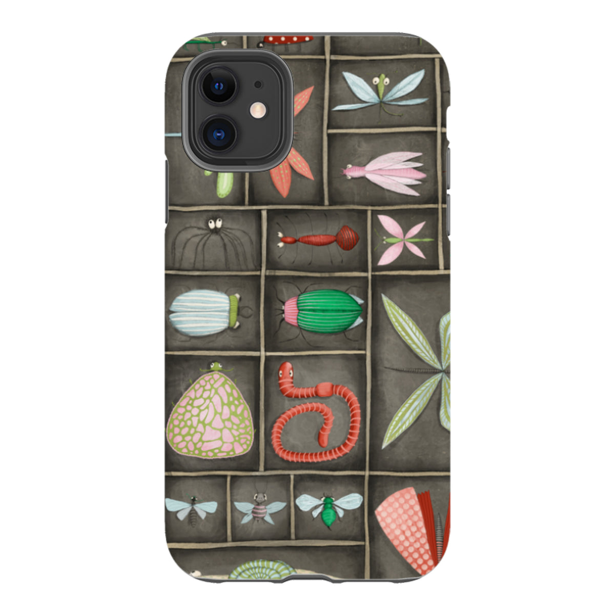 iPhone Tough Case - Cabinet Of Bugs By Maja Lindberg