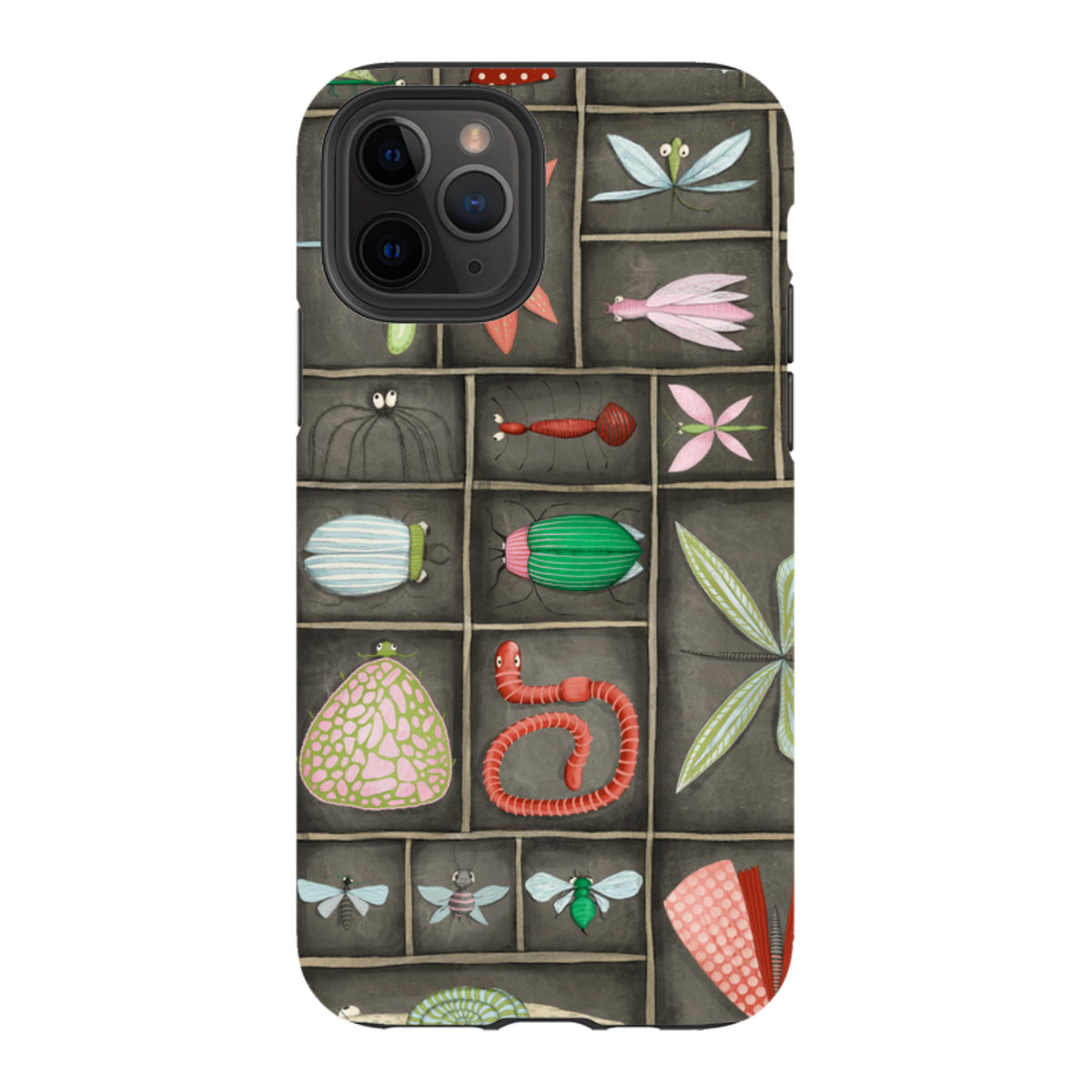 iPhone Tough Case - Cabinet Of Bugs By Maja Lindberg