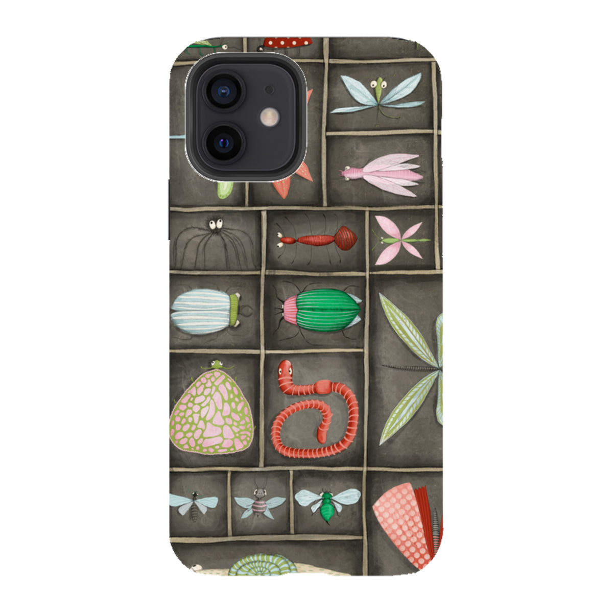 iPhone Tough Case - Cabinet Of Bugs By Maja Lindberg