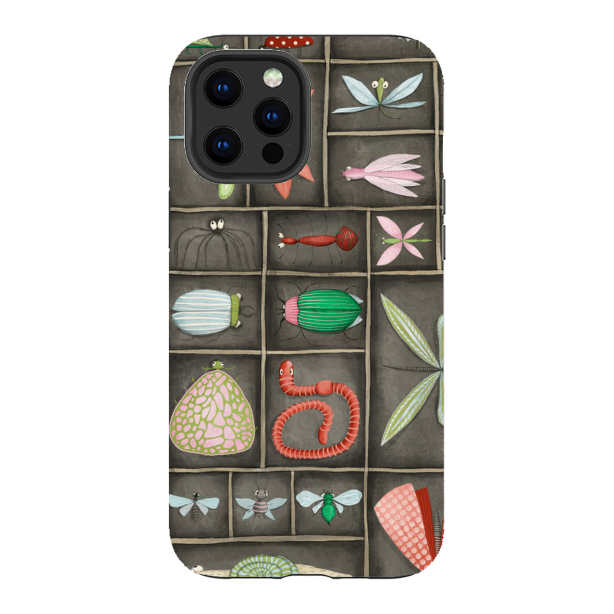 iPhone Tough Case - Cabinet Of Bugs By Maja Lindberg
