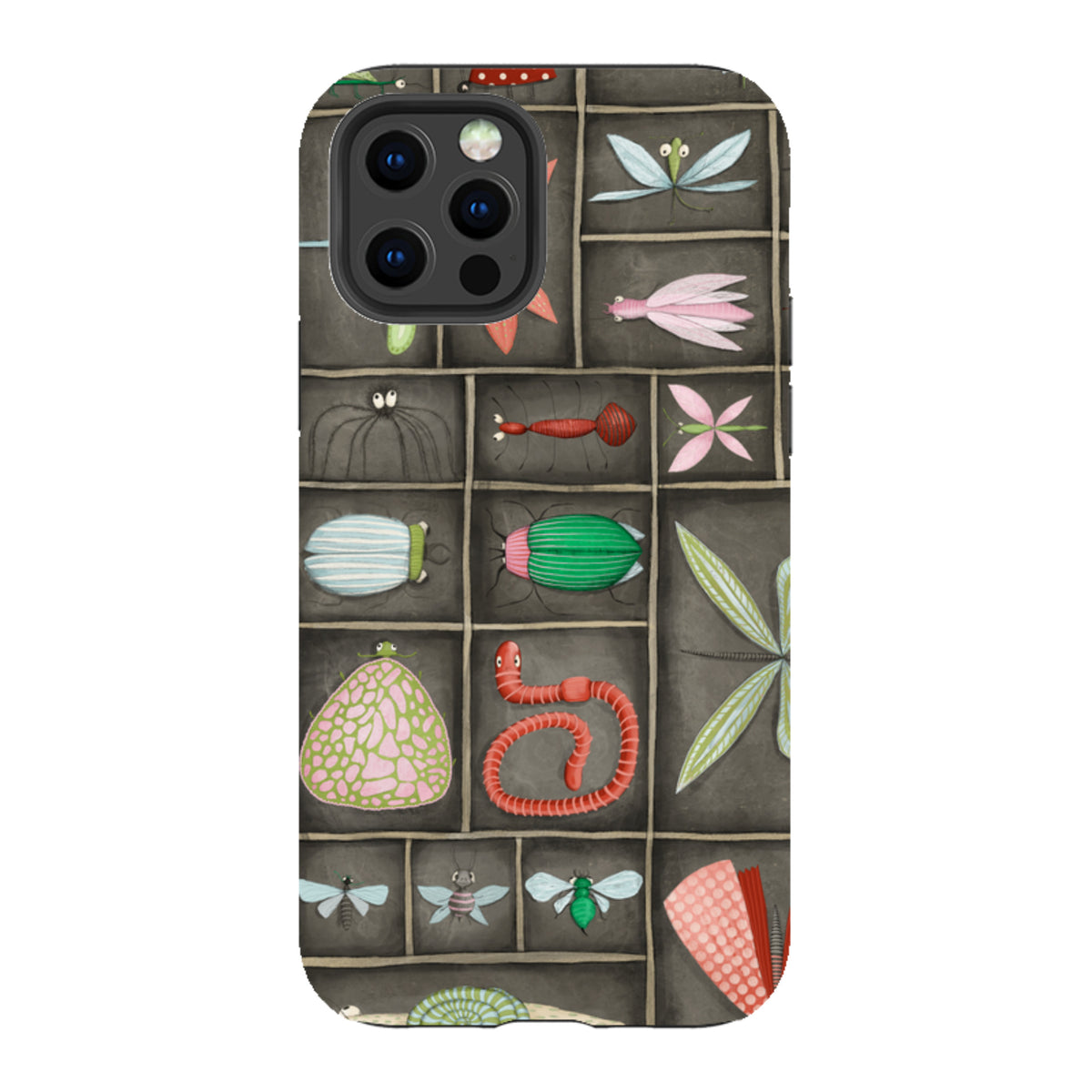 iPhone Tough Case - Cabinet Of Bugs By Maja Lindberg