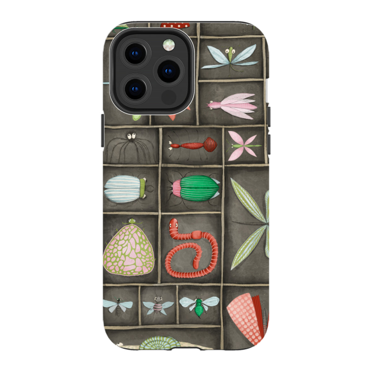 iPhone Tough Case - Cabinet Of Bugs By Maja Lindberg