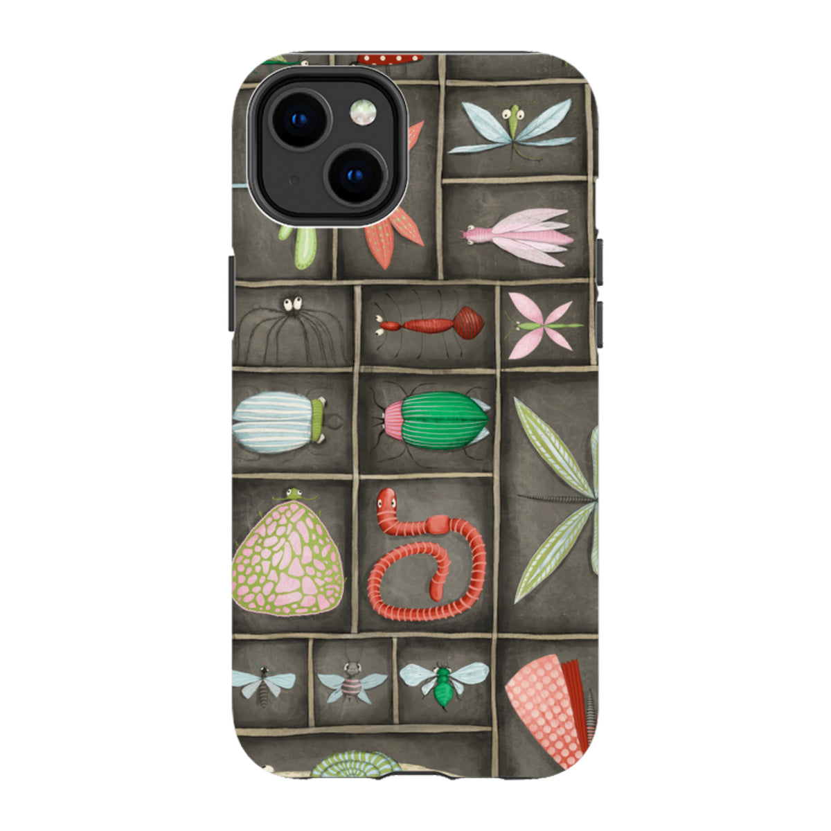 iPhone Tough Case - Cabinet Of Bugs By Maja Lindberg