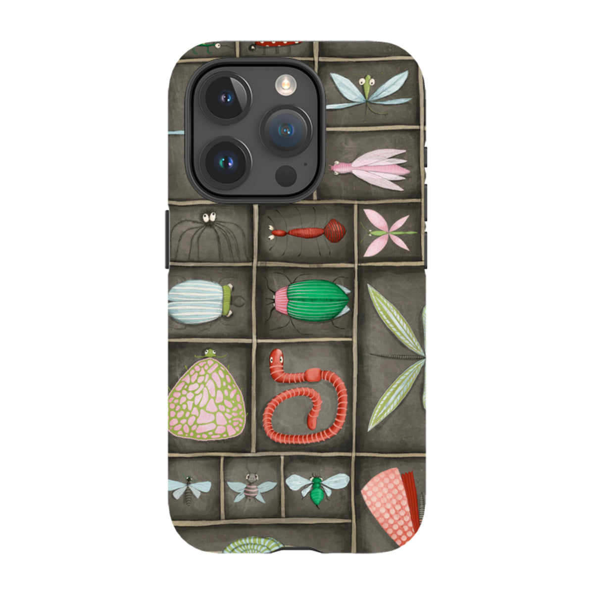 iPhone Tough Case - Cabinet Of Bugs By Maja Lindberg