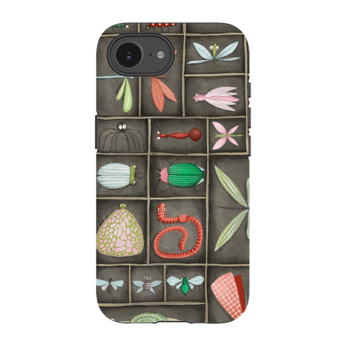 iPhone Tough Case - Cabinet Of Bugs By Maja Lindberg