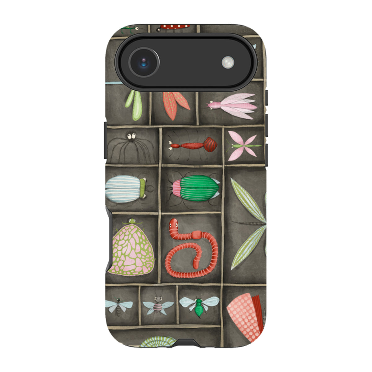 iPhone Tough Case - Cabinet Of Bugs By Maja Lindberg