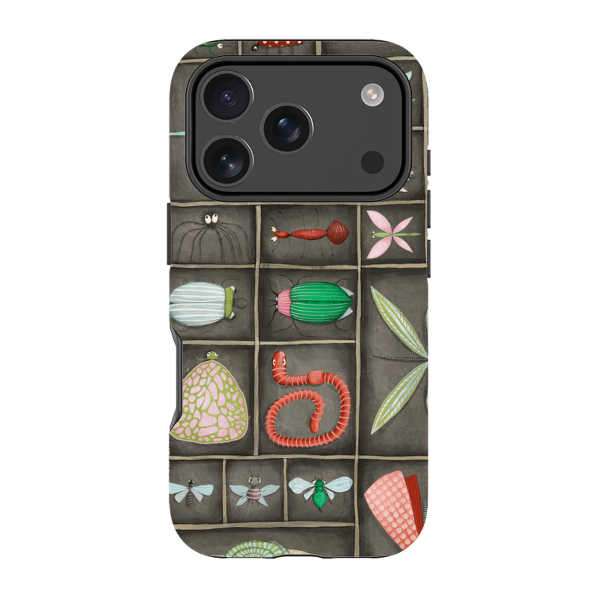 iPhone Tough Case - Cabinet Of Bugs By Maja Lindberg