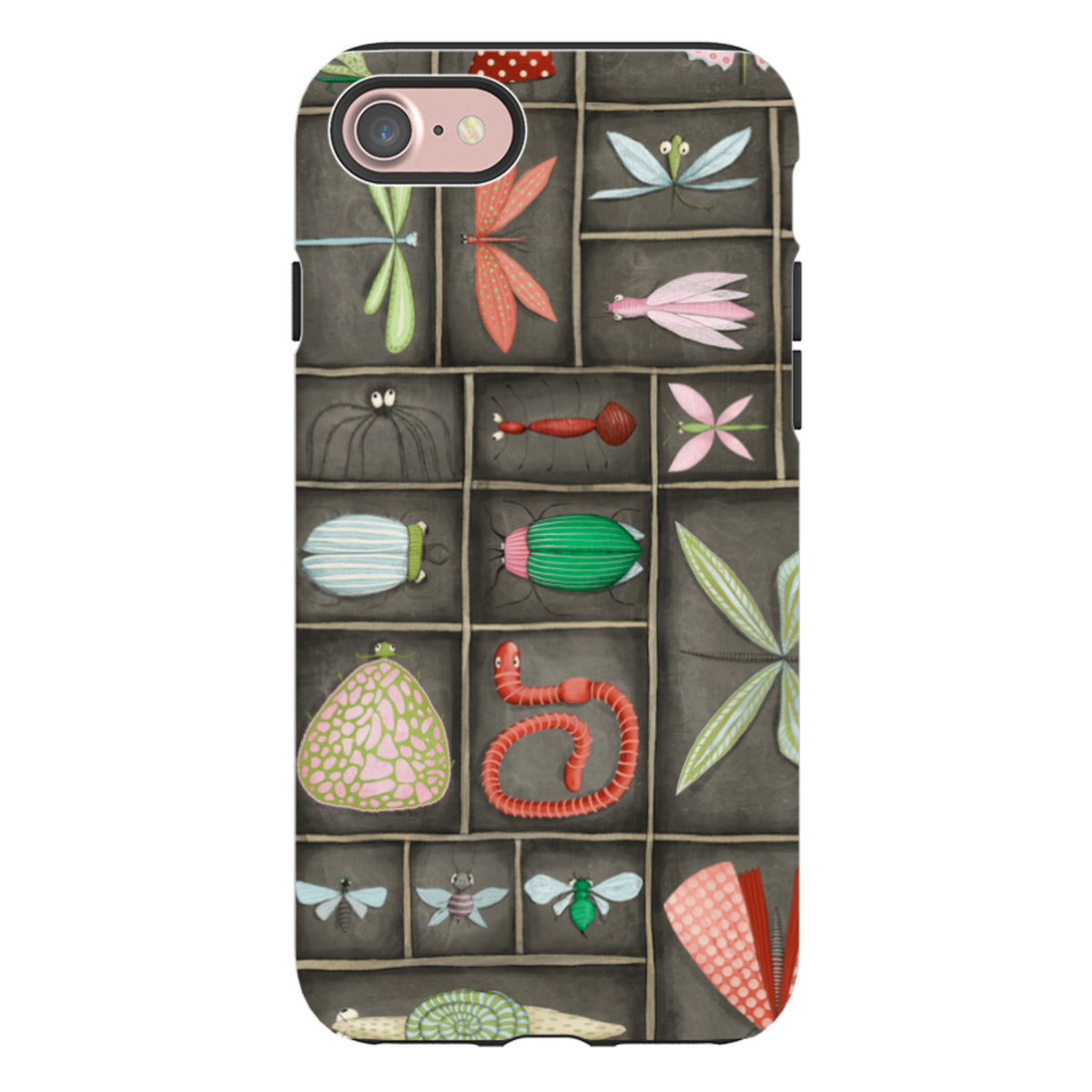 iPhone Tough Case - Cabinet Of Bugs By Maja Lindberg