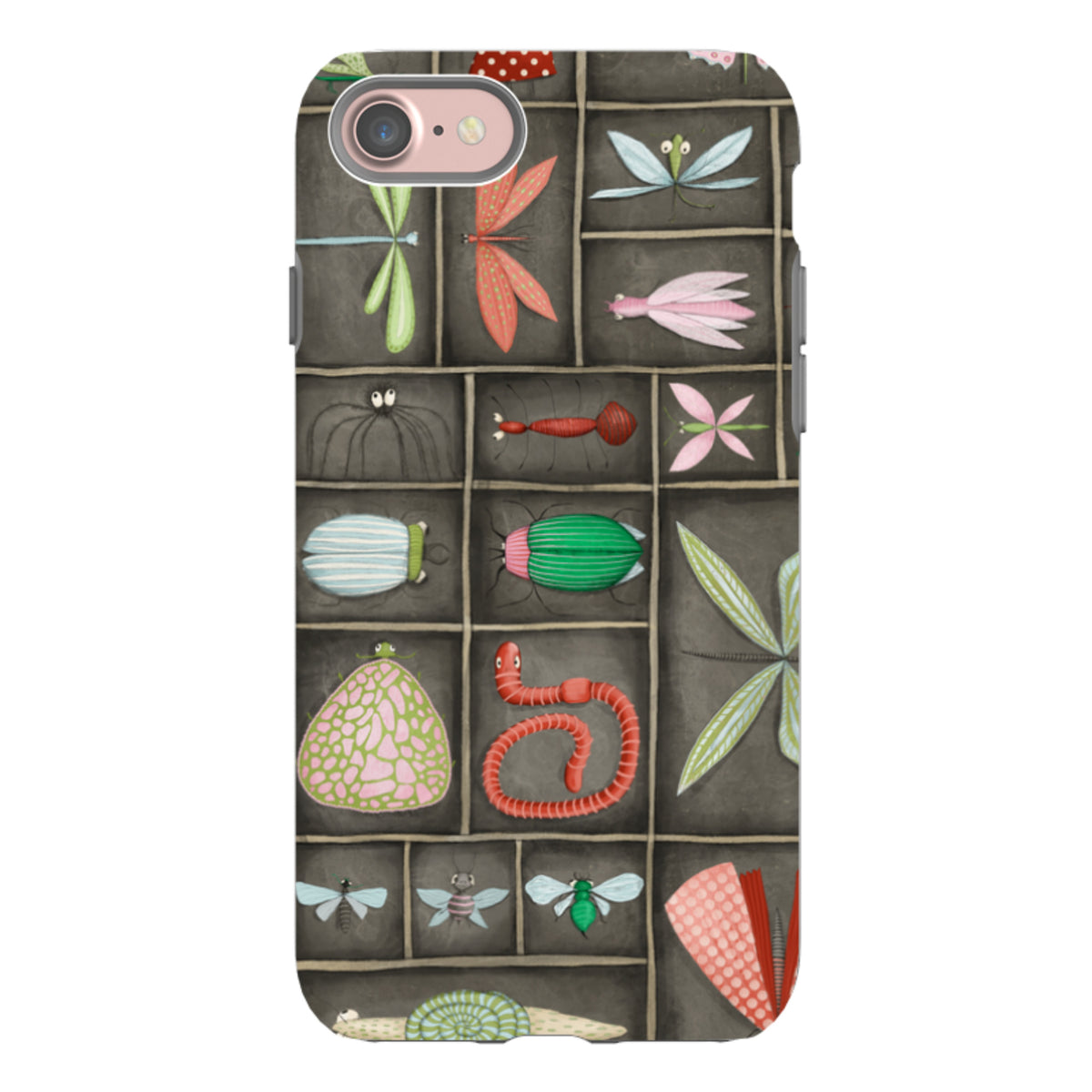 iPhone Tough Case - Cabinet Of Bugs By Maja Lindberg