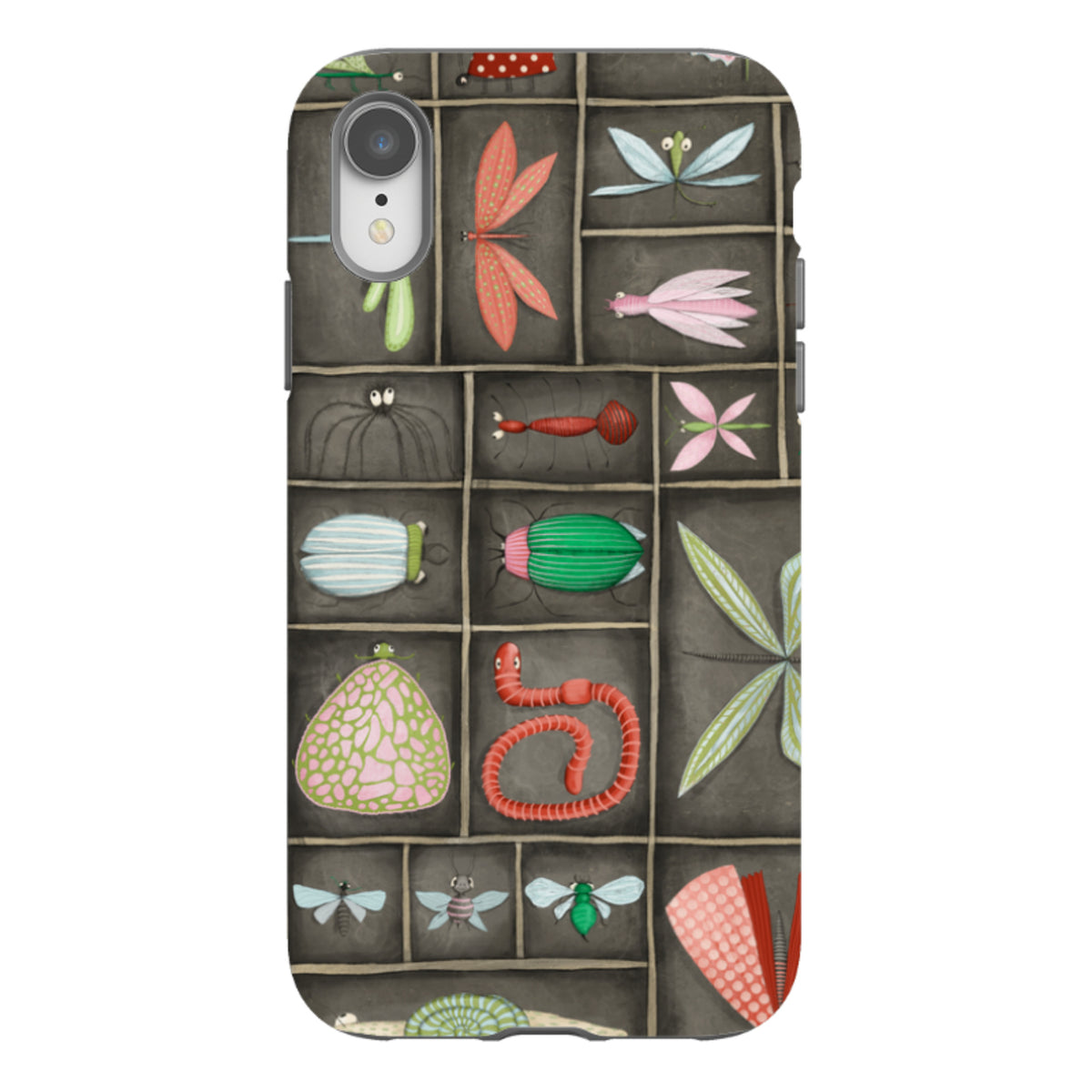 iPhone Tough Case - Cabinet Of Bugs By Maja Lindberg