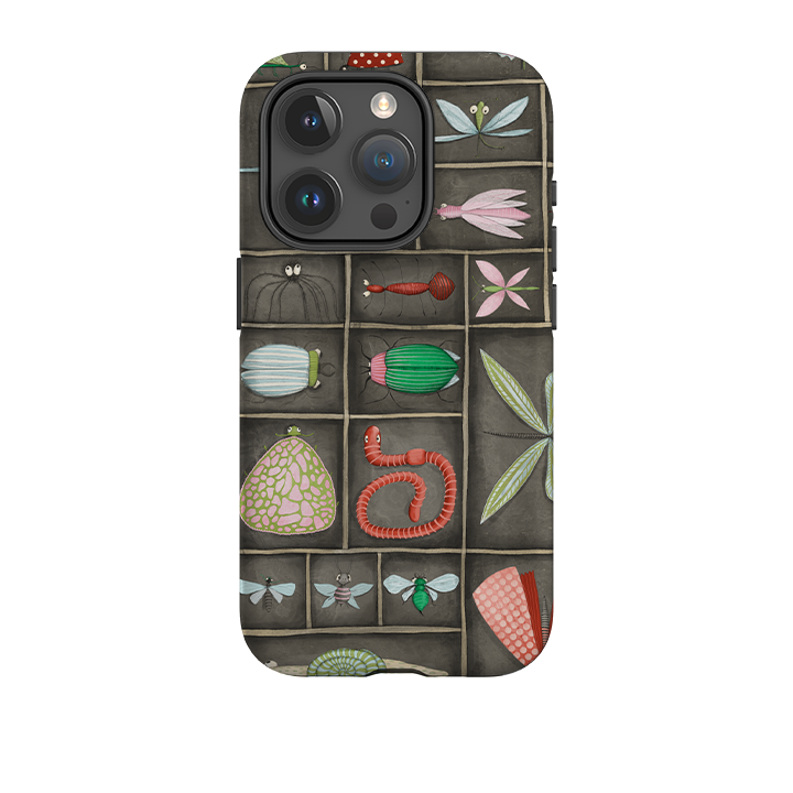 iPhone Tough Case - Cabinet Of Bugs By Maja Lindberg