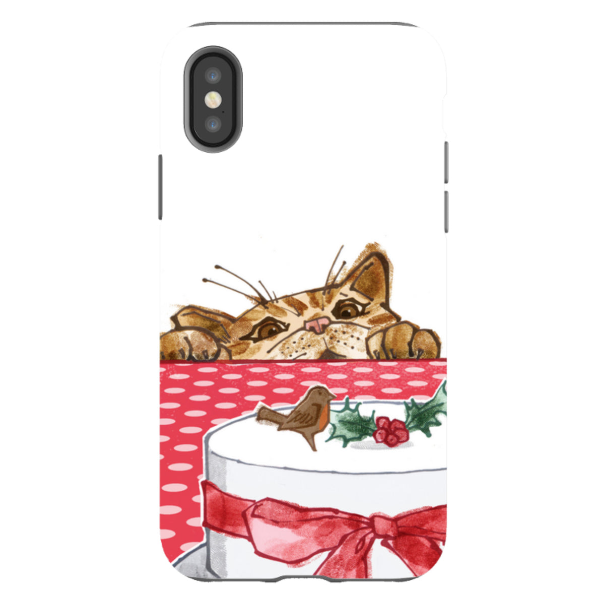 iPhone Tough Case - Cake Cat By Liane Payne
