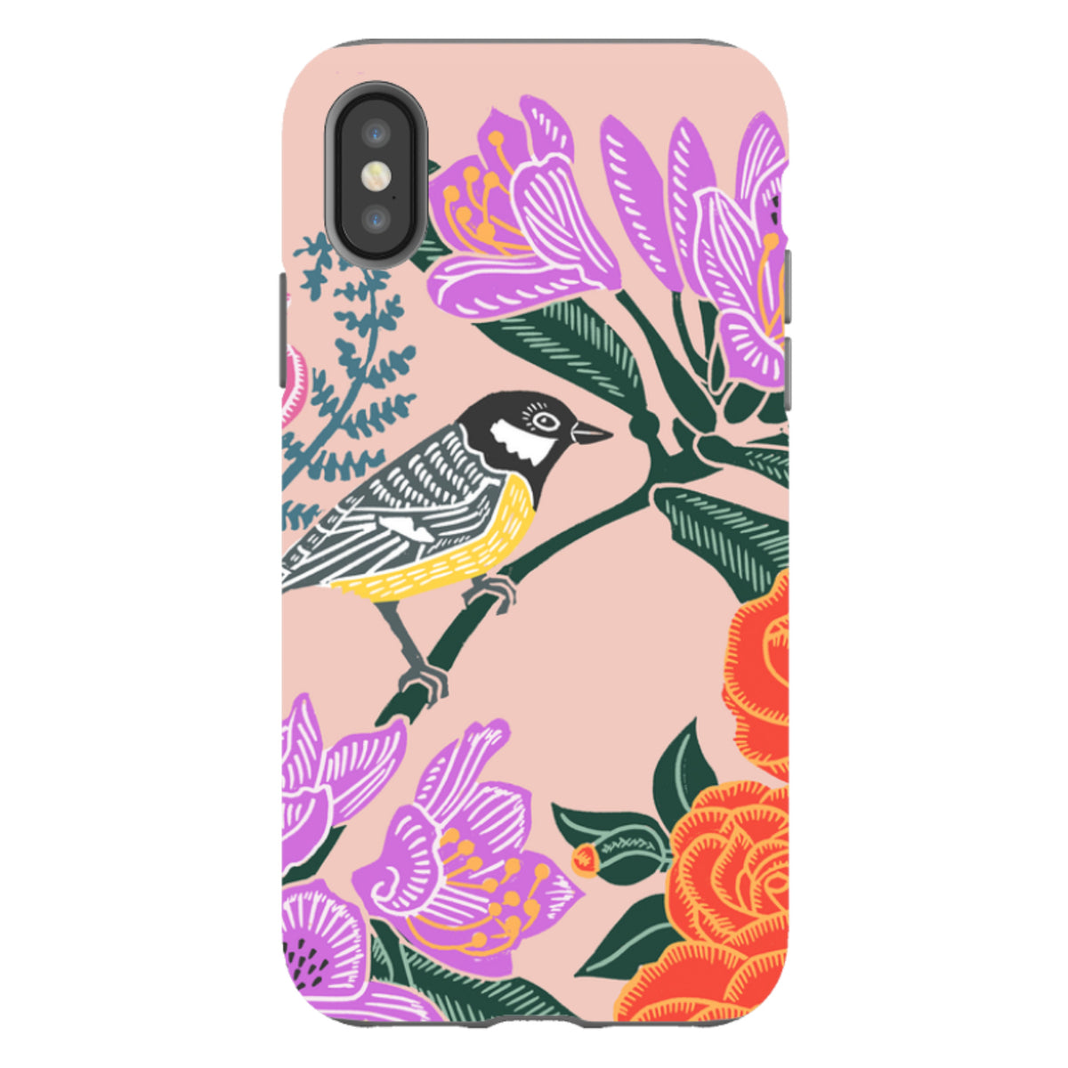iPhone Tough Case - Camelia By Kate Heiss