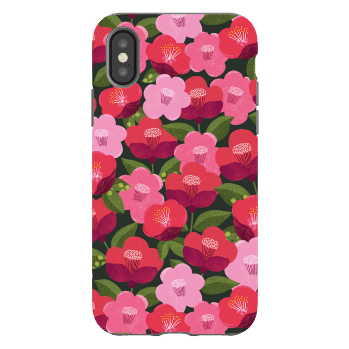 iPhone Tough Case - Camellia II By Ali Brookes