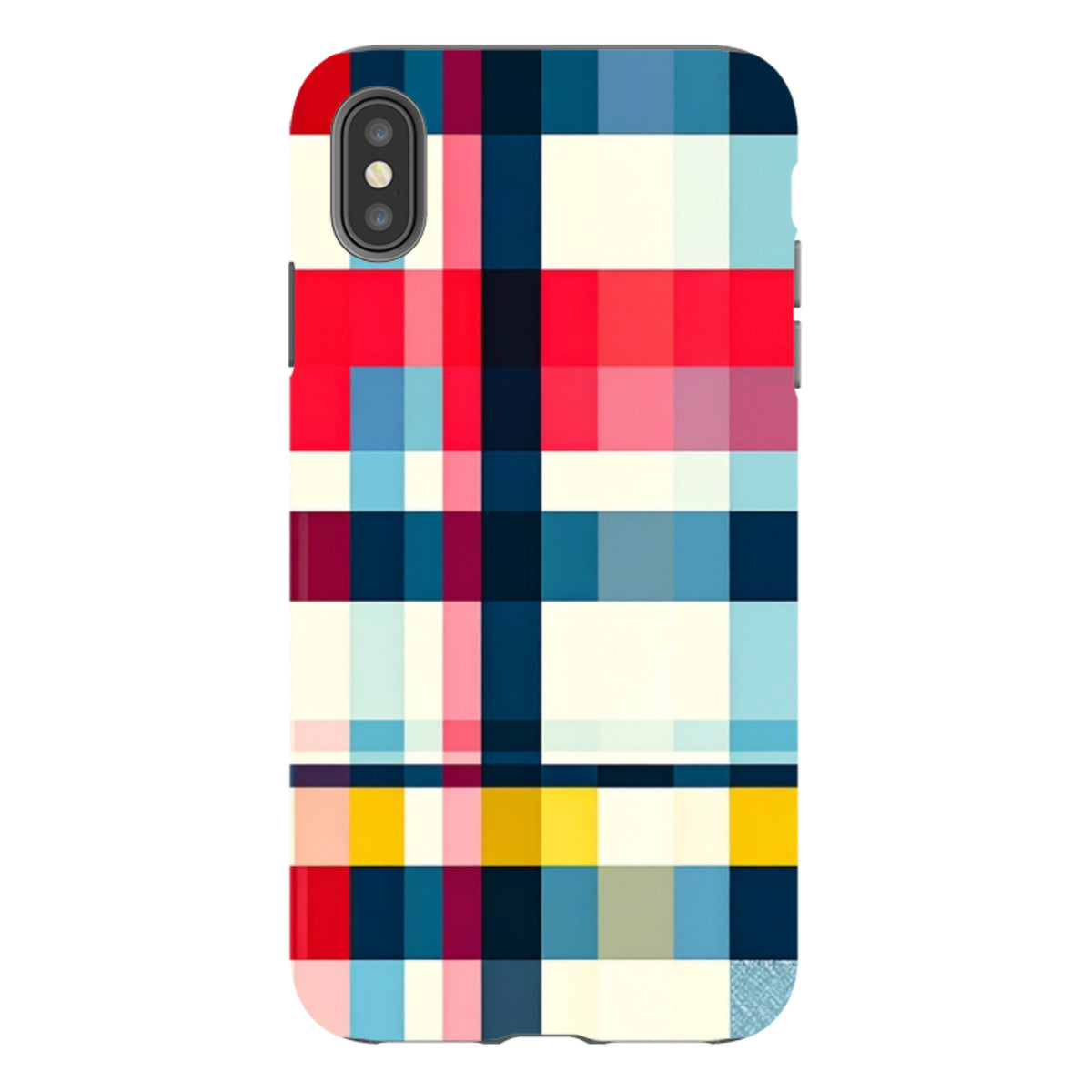 iPhone Tough Case - Cancun Gingham