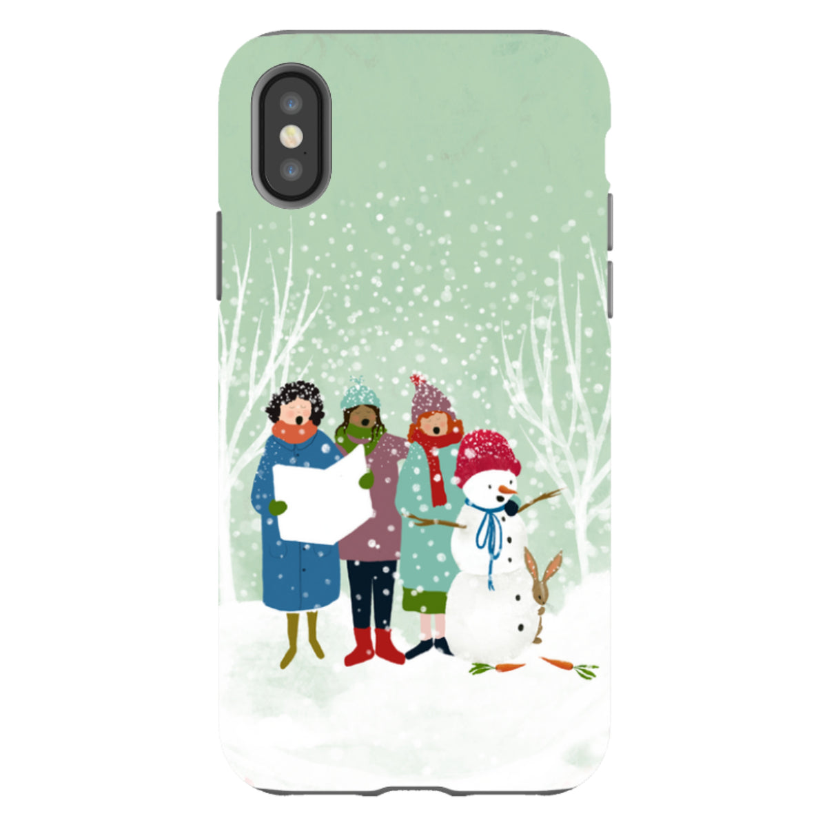 iPhone Tough Case - Card Singers 3 By Katherine Quinn