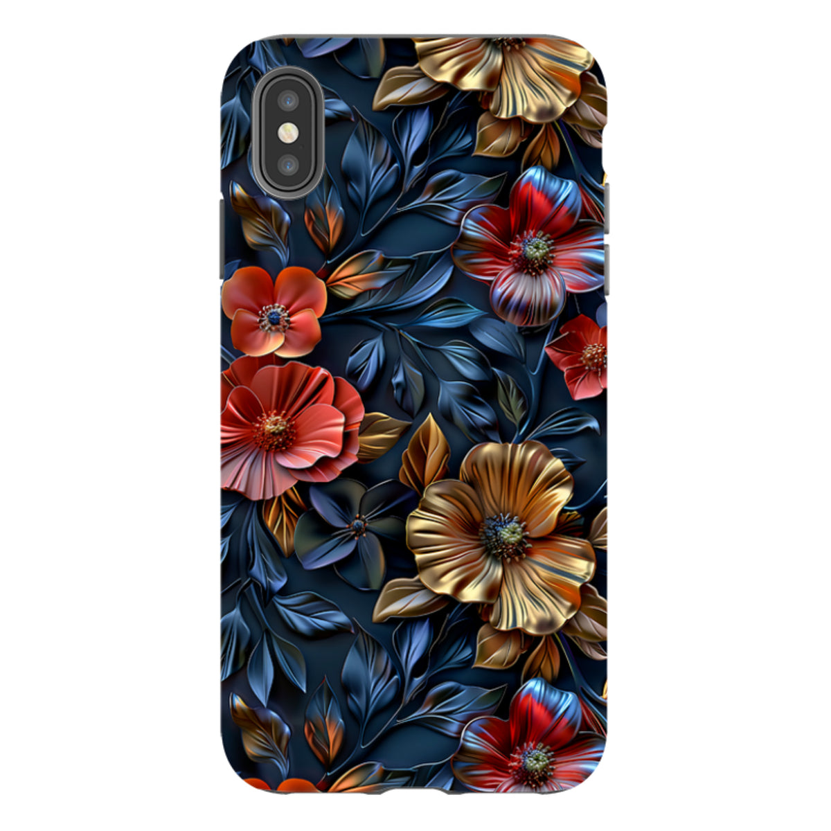 iPhone Tough Case -Cascade Floral