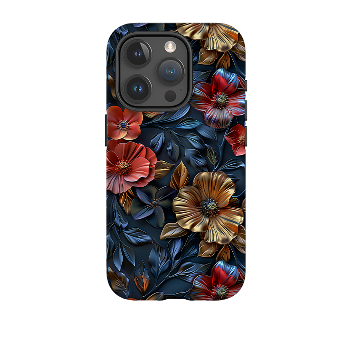 iPhone Tough Case -Cascade Floral
