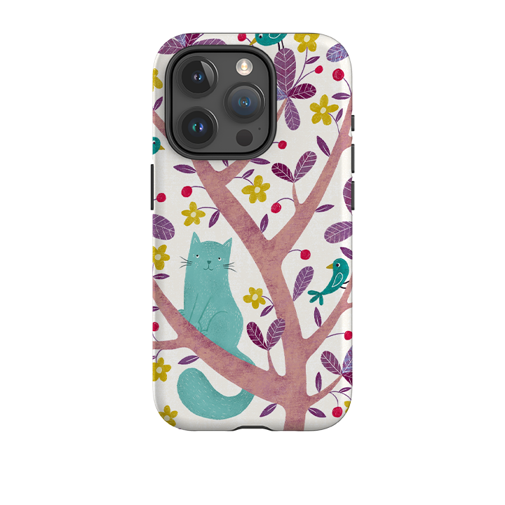 iPhone Tough Case - Cat And Bird By Suzy Taylor